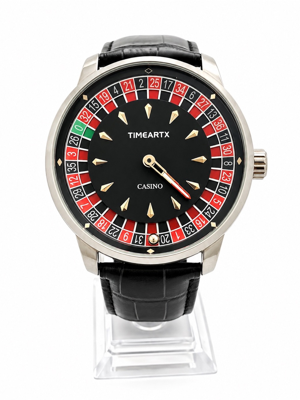 Casino Men's Black Dial Watch